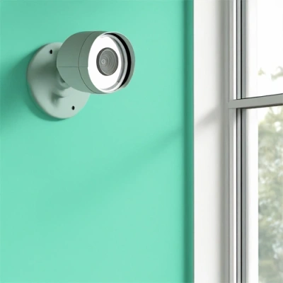 Riverside vivint camera facing a window